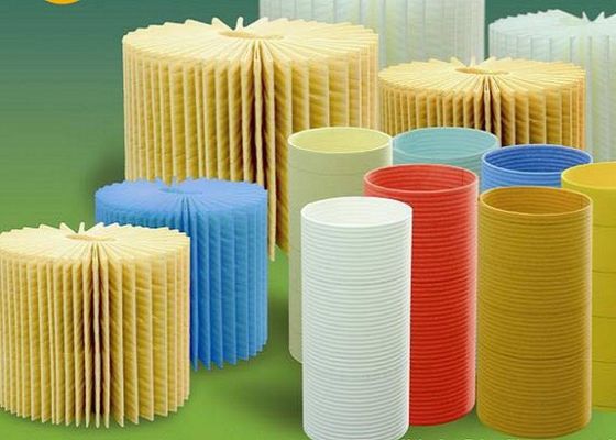 Truck/Car Wood Pulp Air Filter Paper Rolls Corrugated shape