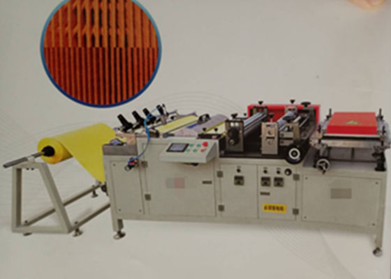 50m/de Plooiende Machine 380V 50Hz van Min Rotary Paper Air Filter